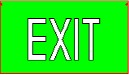 Exit Sign Type M