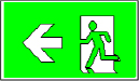 Running Man Sign Type L